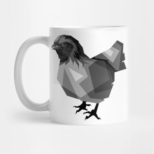 hen chicken grayscale wpap Mug